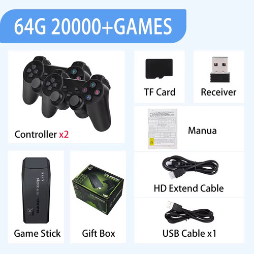 Video game stick console - game,